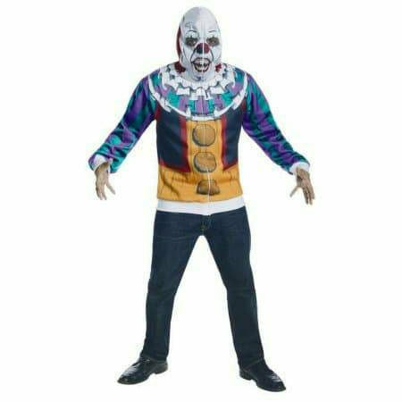 Rubies COSTUMES M Adult Mens IT The Movie Deluxe Pennywise Clown Hoodie