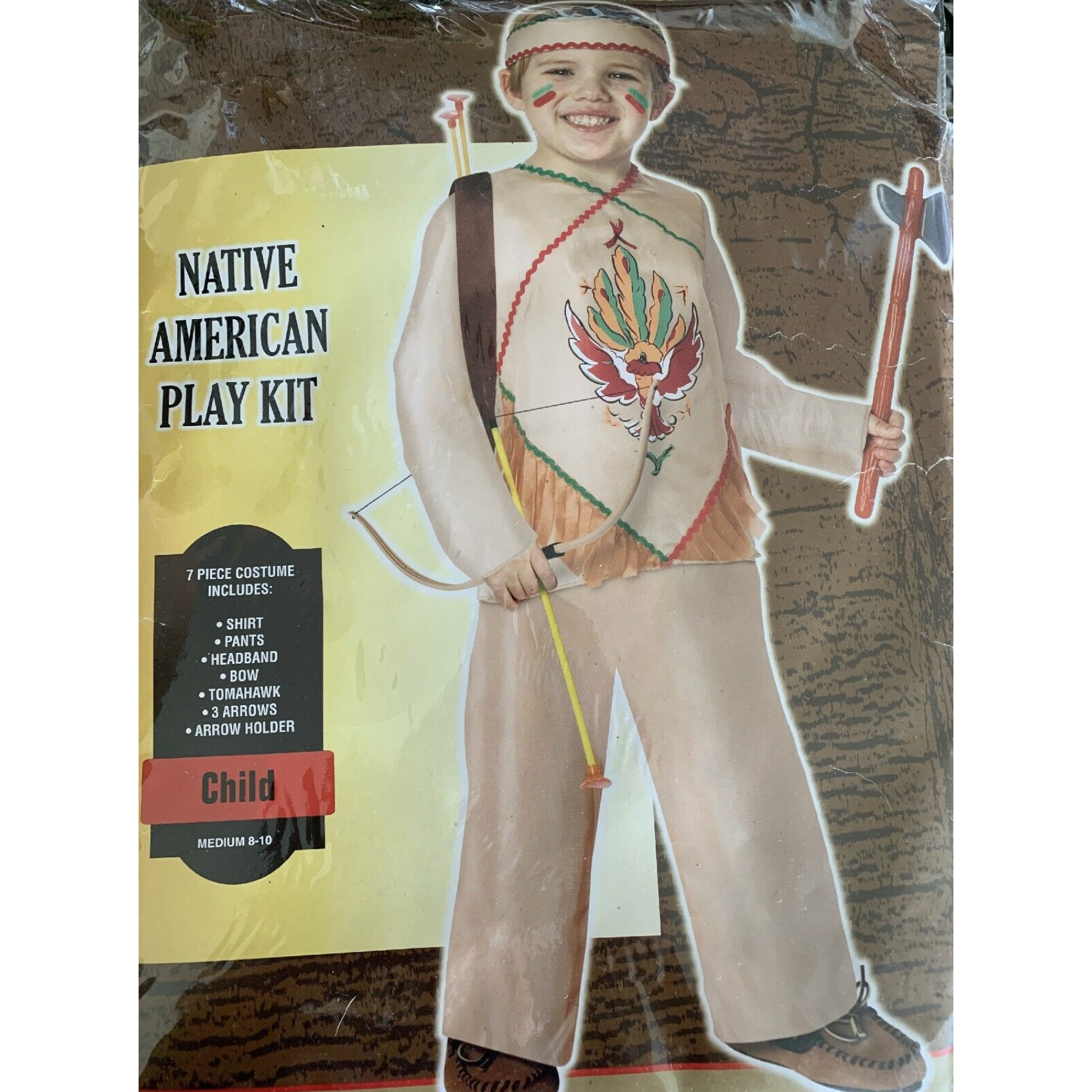 Ultimate Party Super Store COSTUMES Med (8-10) Native American Child's Play Kit