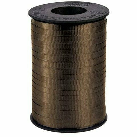 Ultimate Party Super Stores BALLOONS Brown Curling Ribbon 3/16" x 500 Yards