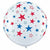 Ultimate Party Super Stores BALLOONS Red and Blue Stars 36" Latex Balloon