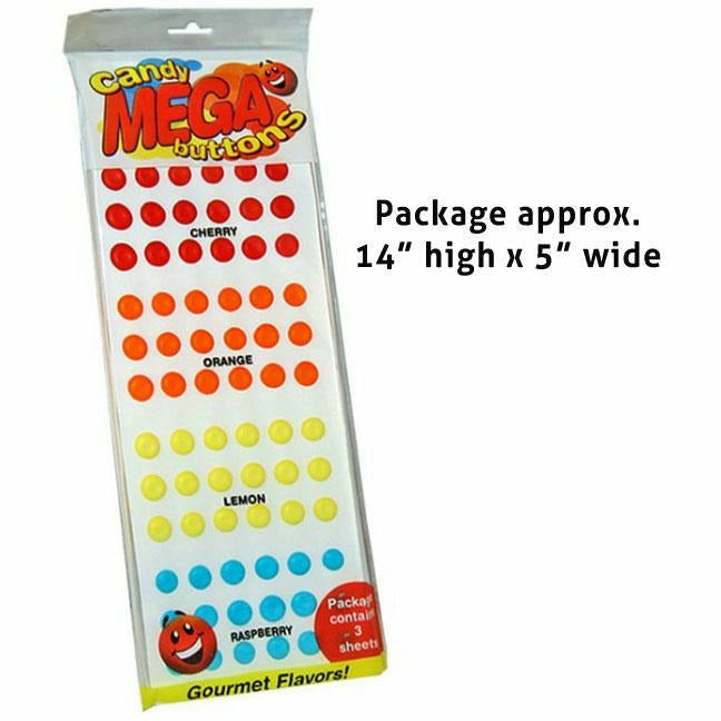 Ultimate Party Super Stores CANDY CANDY BUTTONS - MEGA PEG BAG (GIANT)