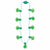 Ultimate Party Super Stores HOLIDAY: ST. PAT'S St. Patrick's Day Jumbo Shamrock Light-Up Necklace