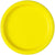 Unique BASIC Neon Yellow Paper Lunch Plates