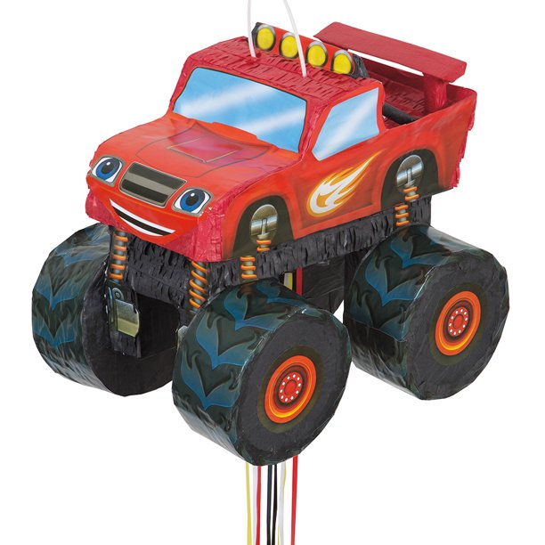 Unique Industries PINATAS Blaze and the Monster Machines 3D Pull String Pinata