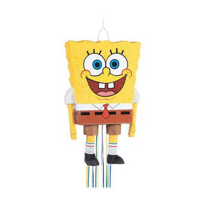 Unique Industries PINATAS Sponge Bob Square Pants 3D Pull String Pinata