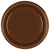 Chocolate brown plastic plate