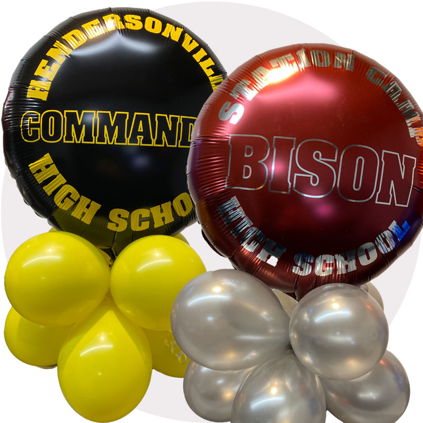 High School Balloon Bouquets