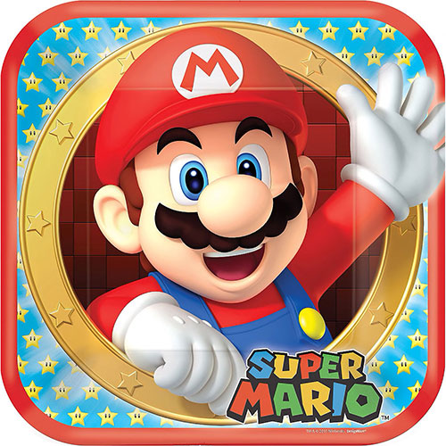 Super Mario Bros Pop-Up Favours 6 Pack Multicoloured
