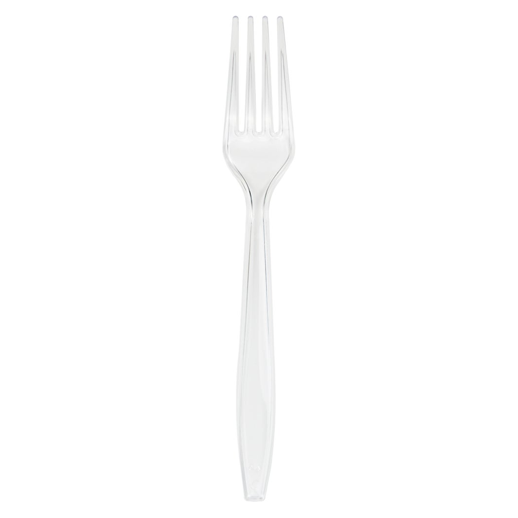 Premium Plastic Forks - Clear