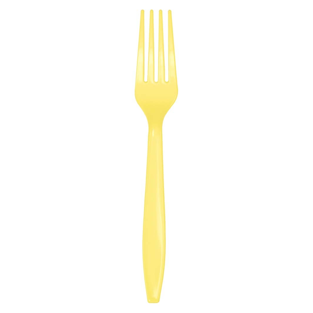 Premium Plastic Forks - Mimosa