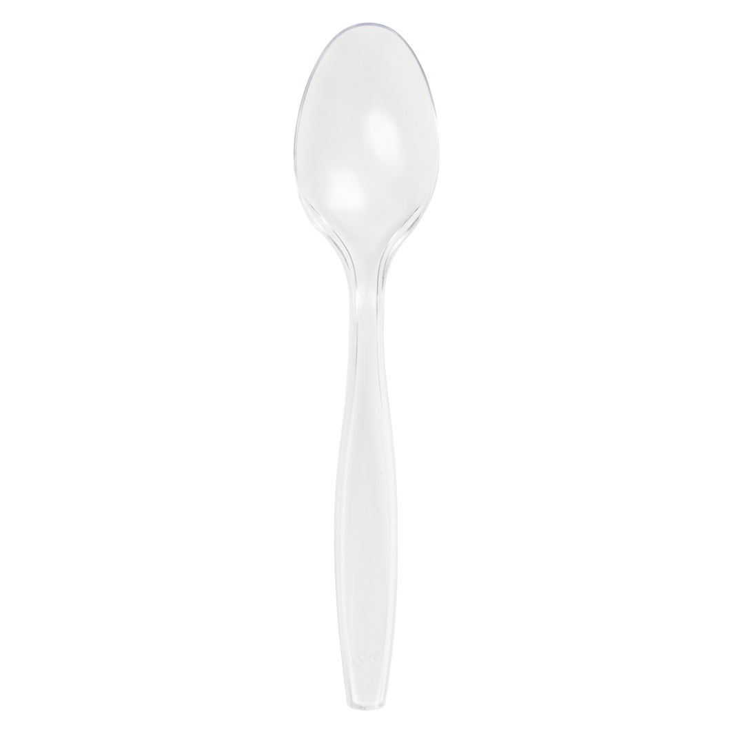 Premium Plastic Spoons - Clear