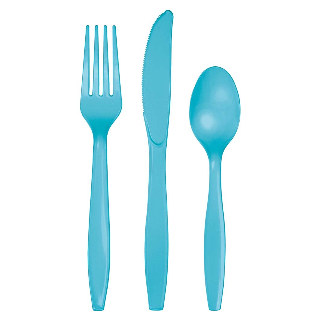 Bermuda Blue Premium Assorted Plastic Cutlery