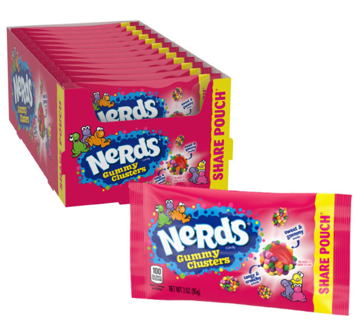 NERDS GUMMY CLUSTERS SHARE SIZE