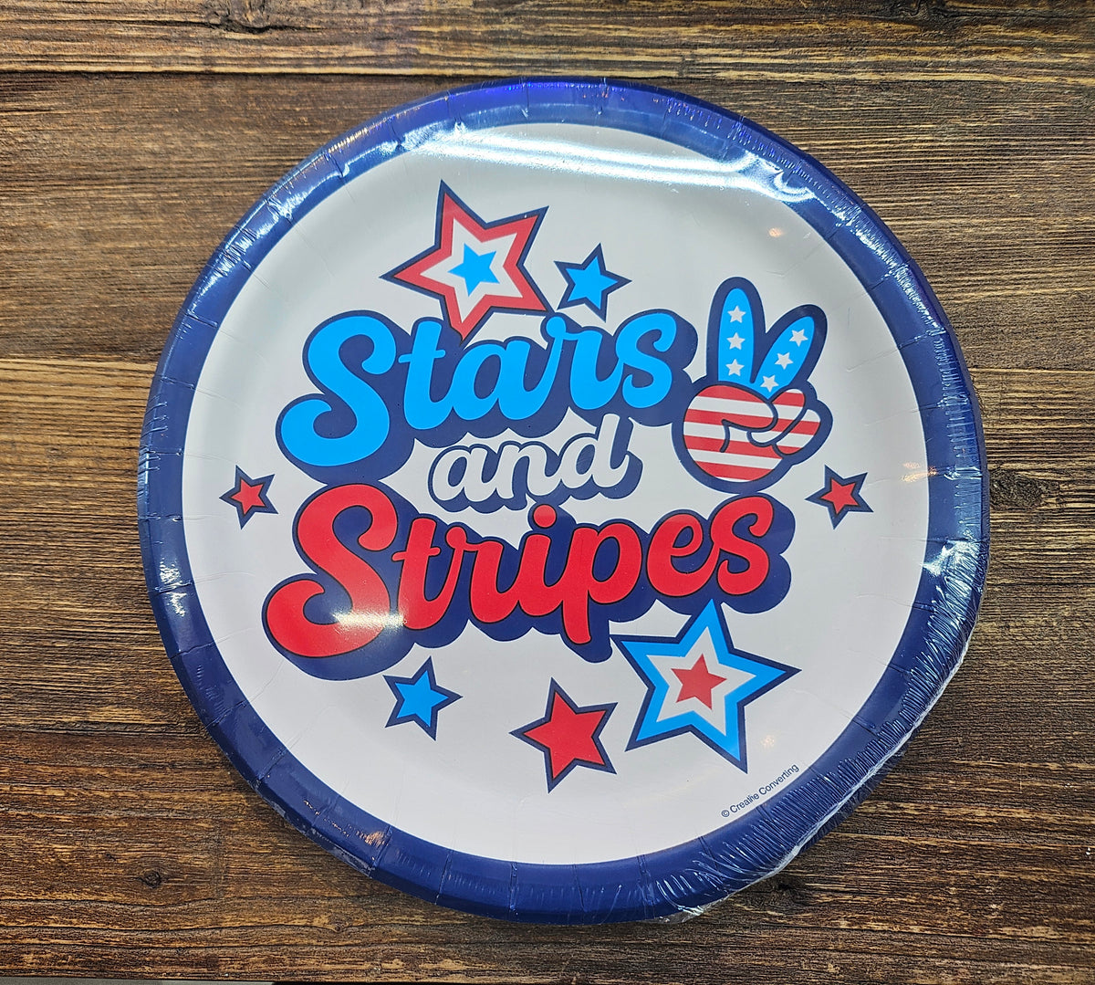 Peace and Patriotism 9" Round Plates
