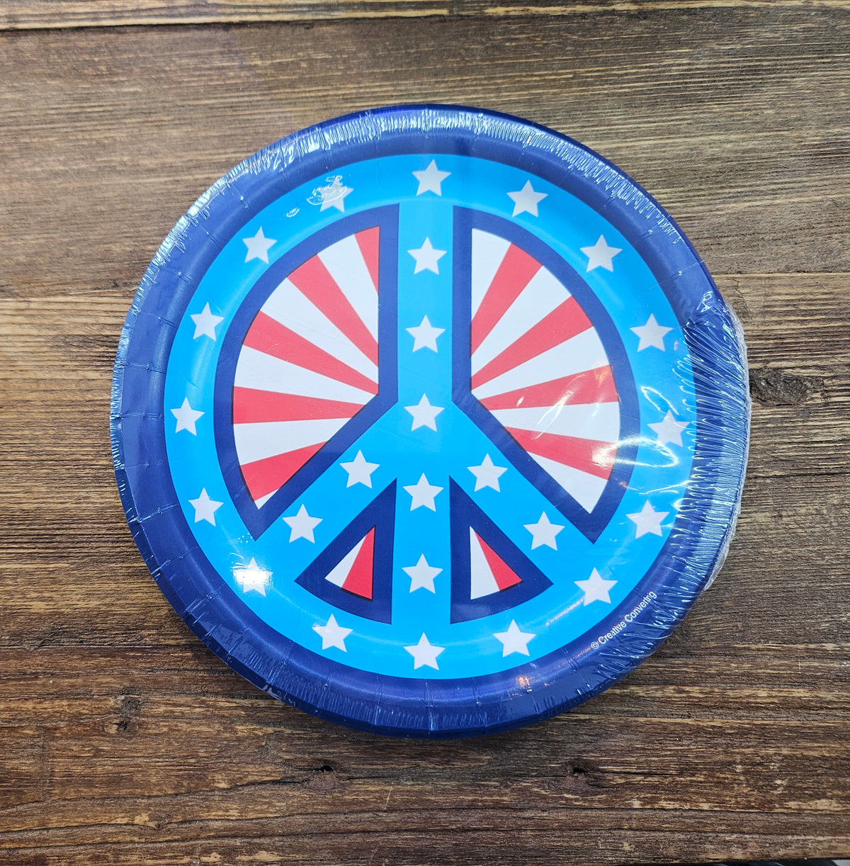 Peace and Patriotism 7" Round Plates