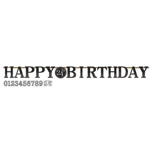 Sparkling Celebration Customizable Birthday Banner