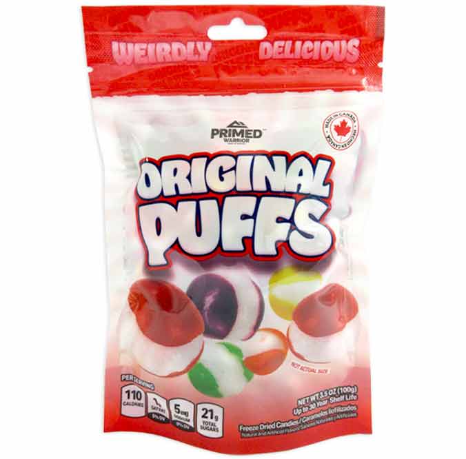 PRIMED WARRIOR FREEZE DRIED ORIGINAL PUFFS