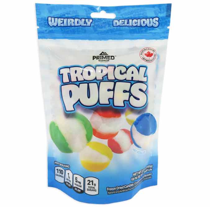 PRIMED WARRIOR FREEZE DRIED TROPICAL PUFFS