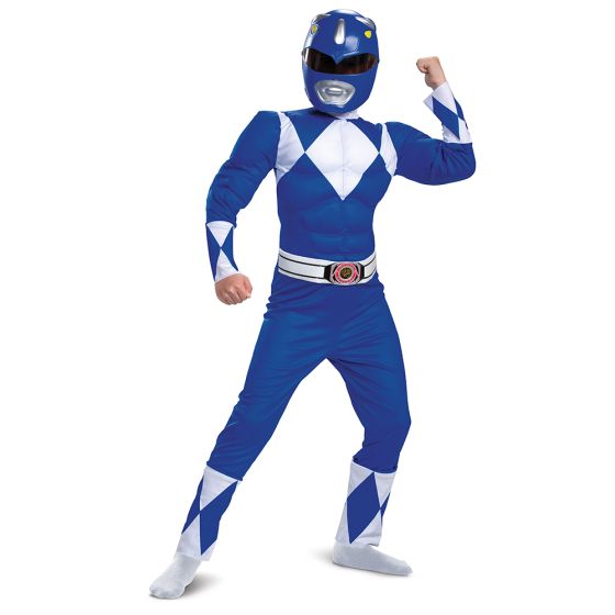 Blue Ranger Classic Muscle Kid's Costume