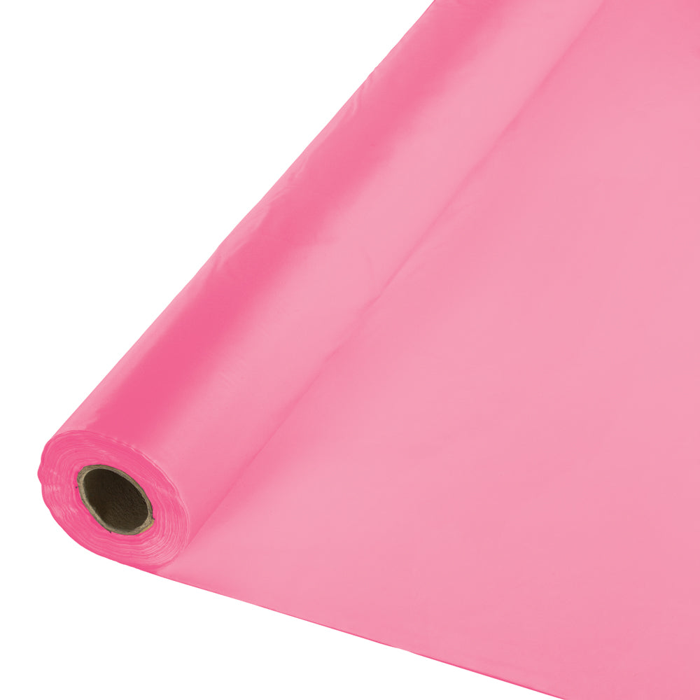 Plastic Banquet Roll 40" X 100' Candy Pink