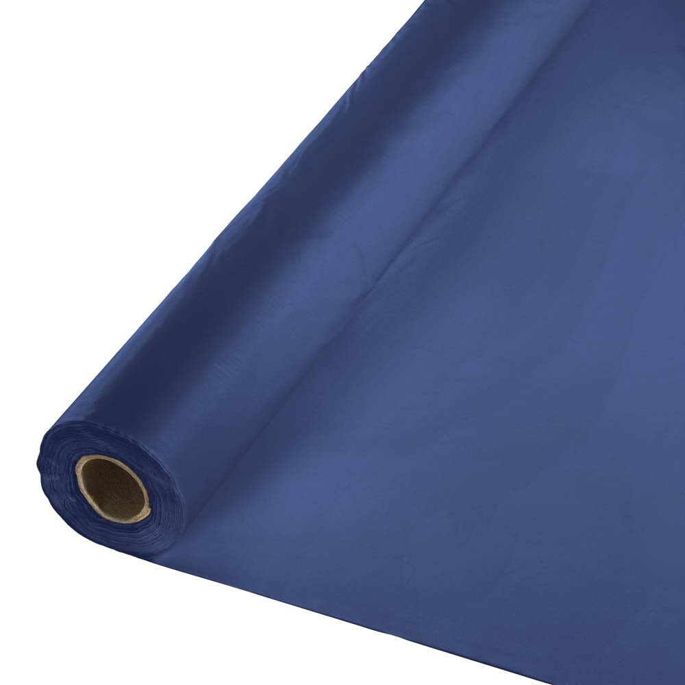 PLASTIC BANQUET ROLL 40" X 100' NAVY