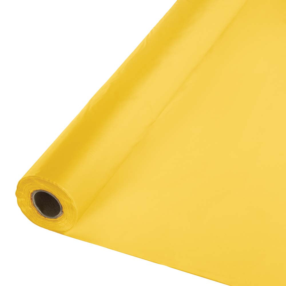 Banquet Roll Plastic 40" X 100' School Bus Yellow