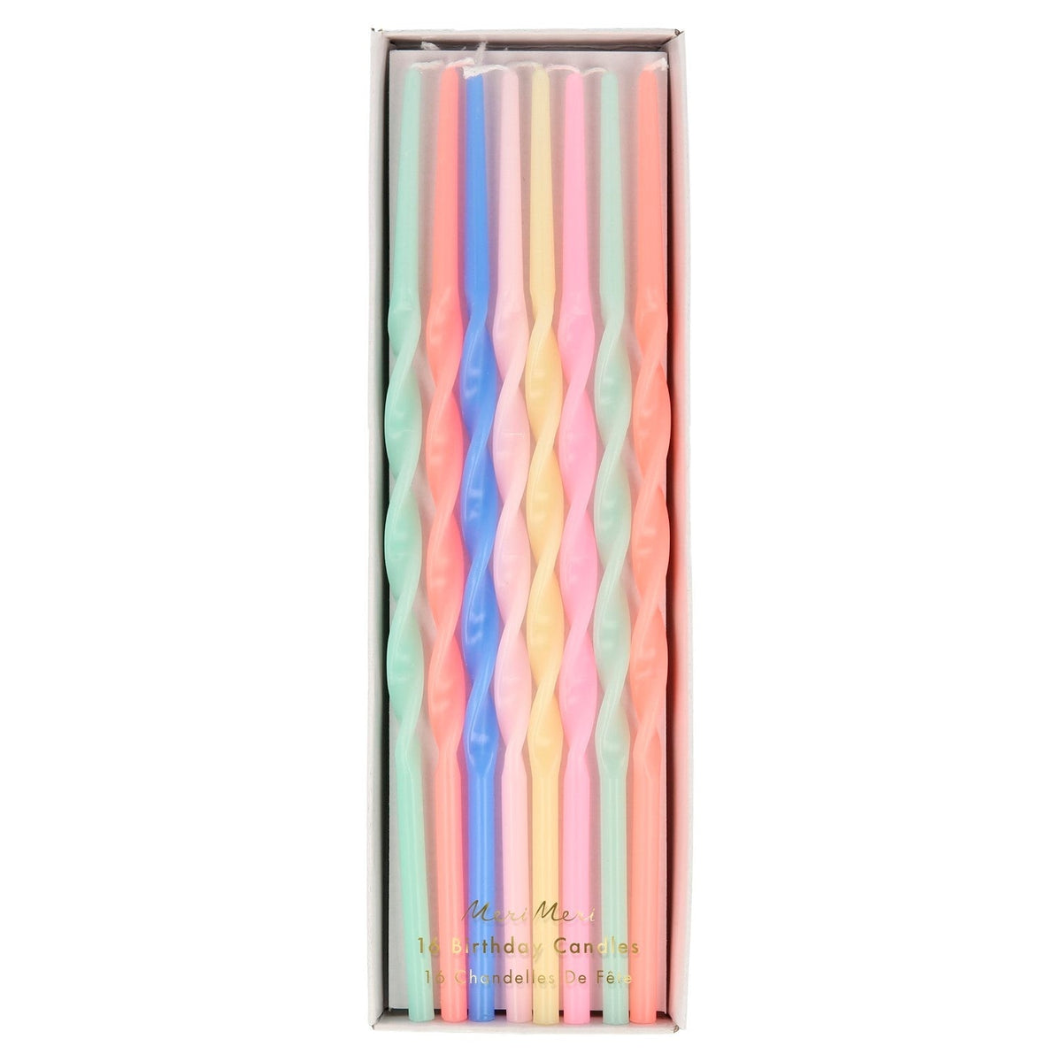 Twisted Long Candles - Mixed