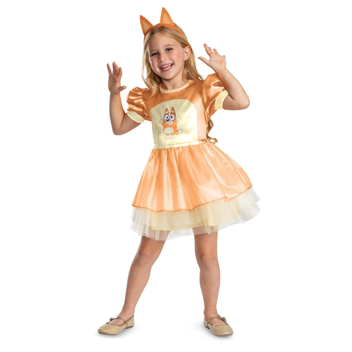 Toddler Girl's Bluey Bingo Costume Dress | Toddler Halloween Costumes