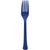 Reusable Plastic Forks, Mid Ct. - True Navy