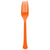 Reusable Plastic Forks, Mid Ct. - Orange Peel