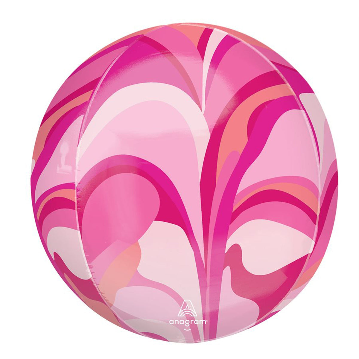 371 15" Pink Macro Marble Orbz