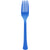 Reusable Plastic Forks, Mid Ct. - Bright Royal Blue