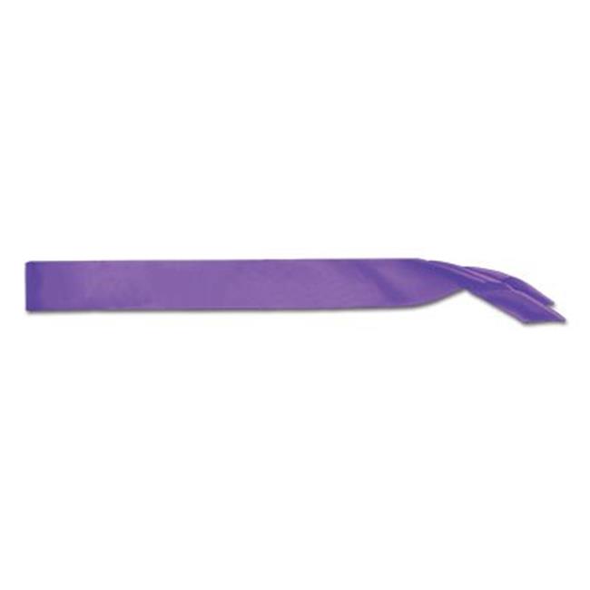 Beistle 60199-PL Satin Sash- Purple