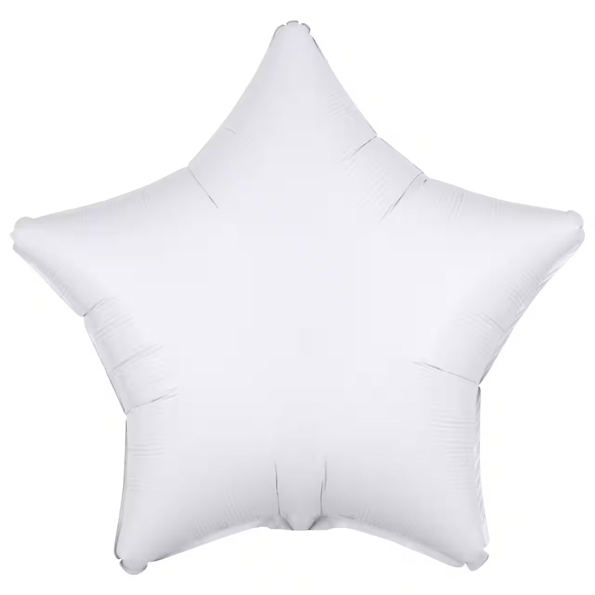 19" Foil White Star Balloon