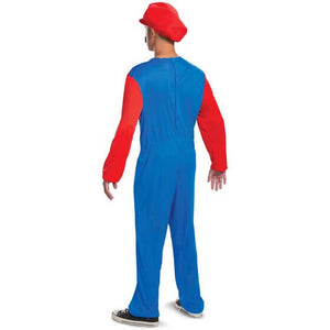 Mario Classic Adult Costume back