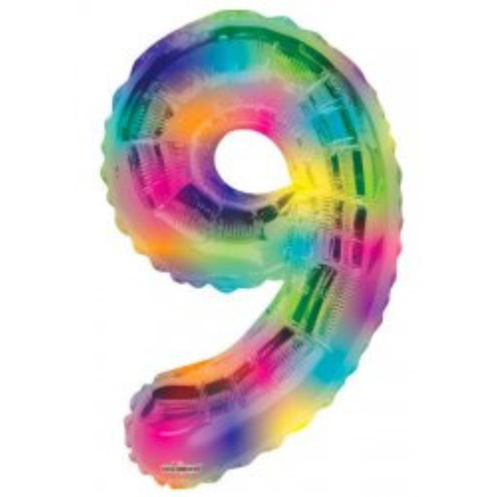 34" PKG NUMBER'S MULTICOLOR SHAPE