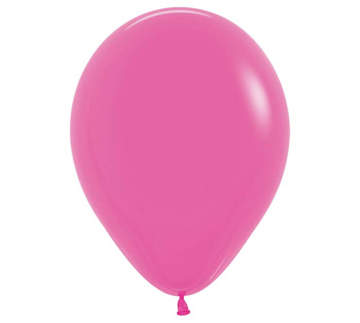 11" deluxe fuchsia balloon