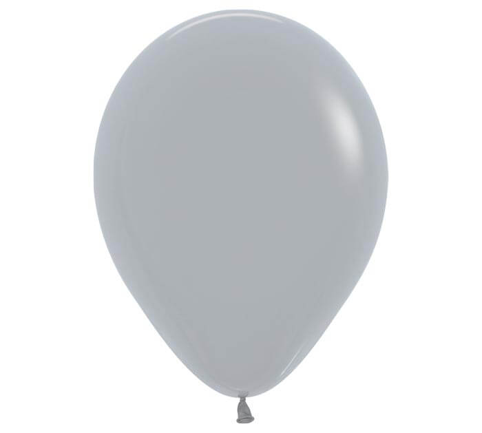 11" deluxe gray balloon