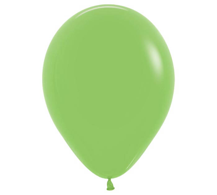 11" deluxe key lime green balloon
