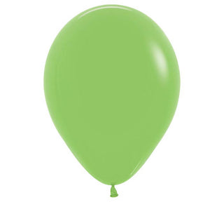 100 Pack: 11" Deluxe Latex Balloon - Key Lime Green