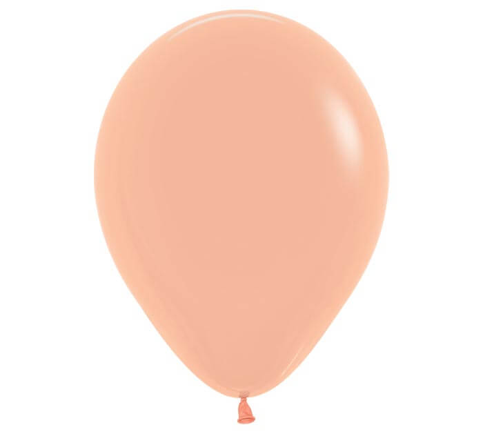 11" deluxe peach blush balloon