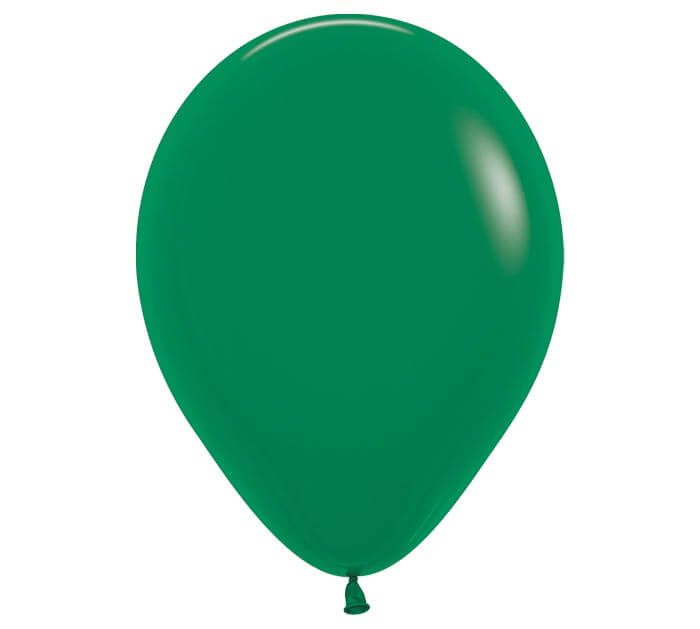 11" fashion forest green balloon