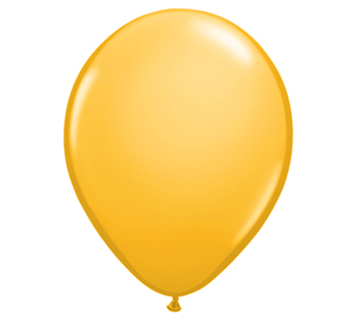 11" golden rod balloon