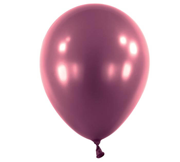 11" metallic burgundy balloon