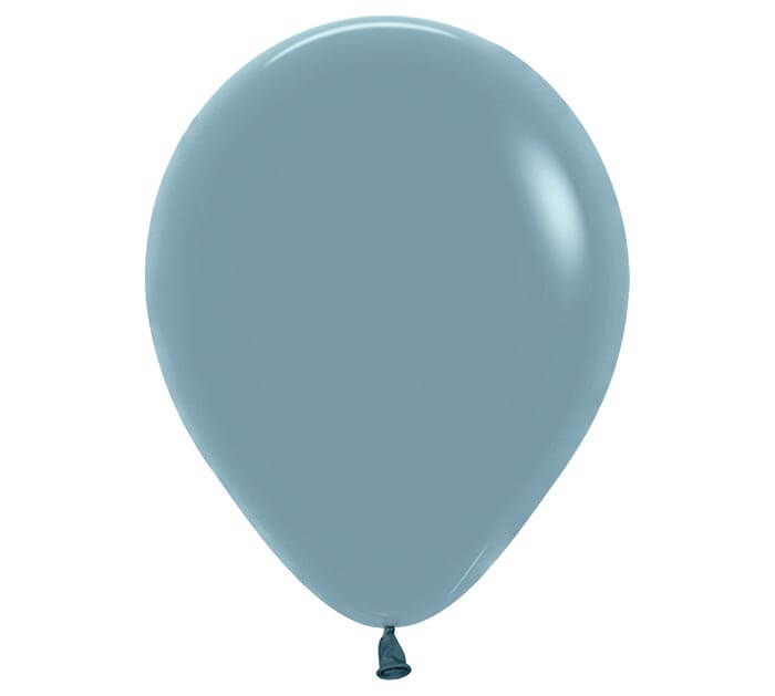 11" pastel dusk blue balloon