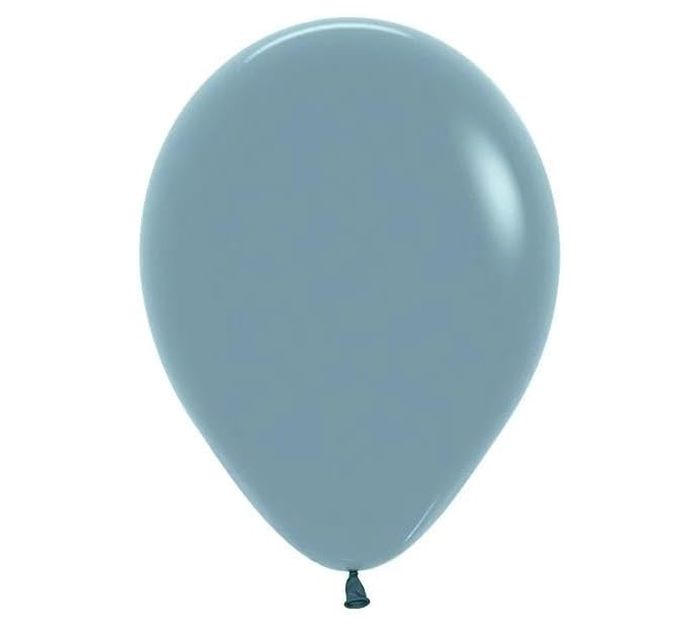 11" pastel dusk blue balloon