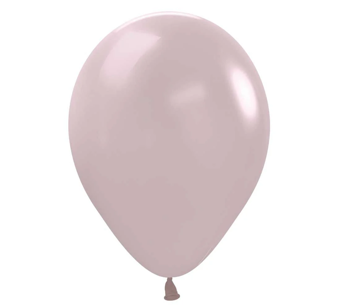 11" pastel dusk rose balloon