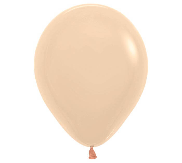 11" pastel matte malibu peach balloon