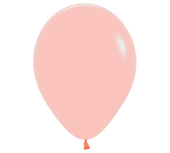 11" pastel matte melon balloon