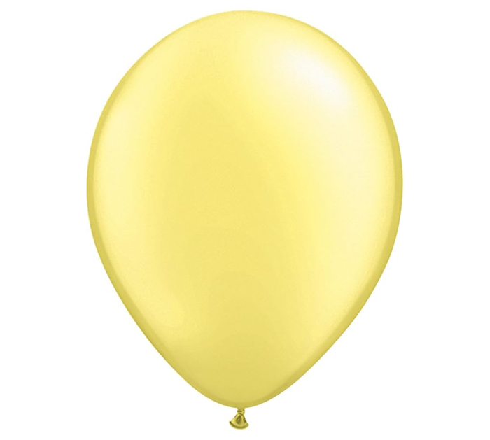 11" pearl lemon chiffon balloon